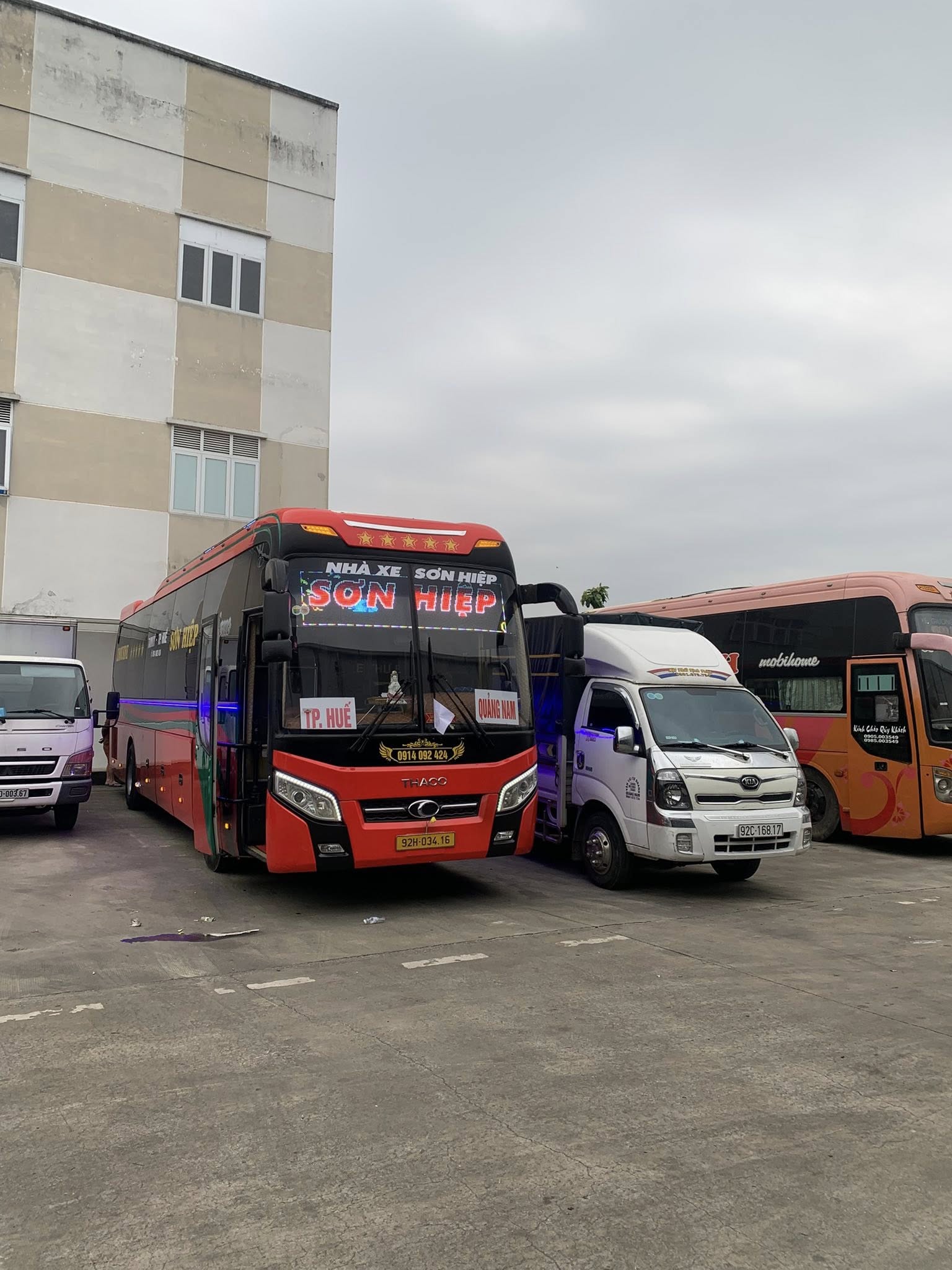 Nhà Xe Sơn Hiệp – Tuyến Tam Kỳ ⇄ TP. Huế