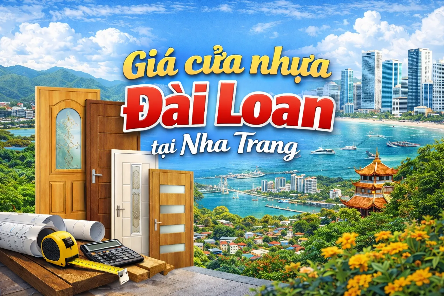 Giá cửa nhựa Đài Loan tại Nha Trang