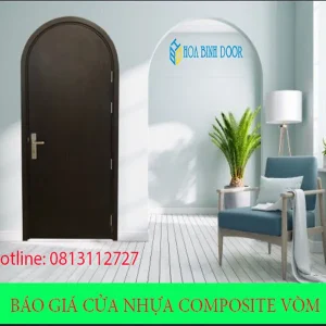 Báo giá cửa nhựa composite vòm mới nhất 2/2026 | Hoabinhdoor