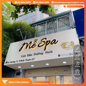 90+ mẫu bảng hiệu spa đẹp phù hợp spa, thẩm mỹ viện